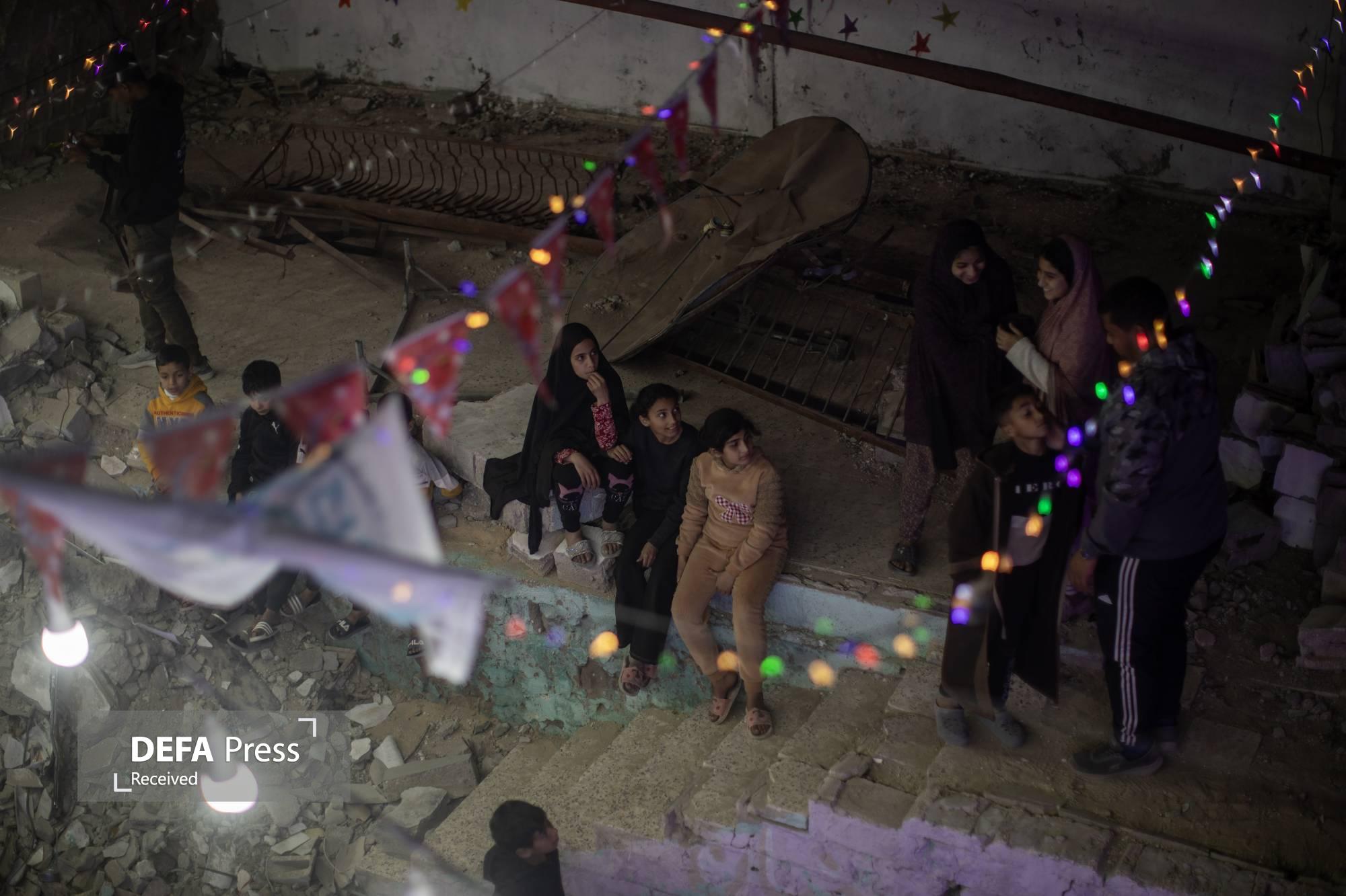 استقبال ساکنان نوار غزه از ماه مبارک رمضان+ تصاویر