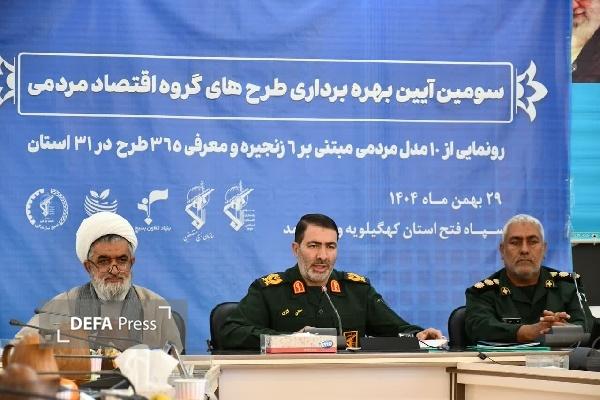 ۹ طرح اقتصاد مردمی بنیاد تعاون بسیج در کهگیلویه و بویراحمد به بهره برداری رسید ۹ طرح اقتصاد مردمی بنیاد تعاون بسیج در کهگیلویه و بویراحمد به بهره برداری رسید