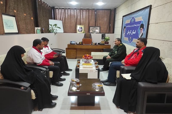 دیدار مدیرکل حفظ آثار کرمان با مدیرعامل هلال احمر؛ تأکید بر ترویج فرهنگ ایثار