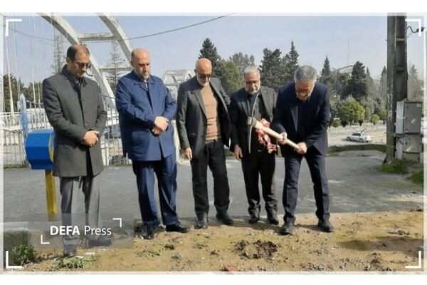 کلنگ یادمان حماسه اسلامی ۶ بهمن و شهدای جنگل آمل به زمین زده شد
