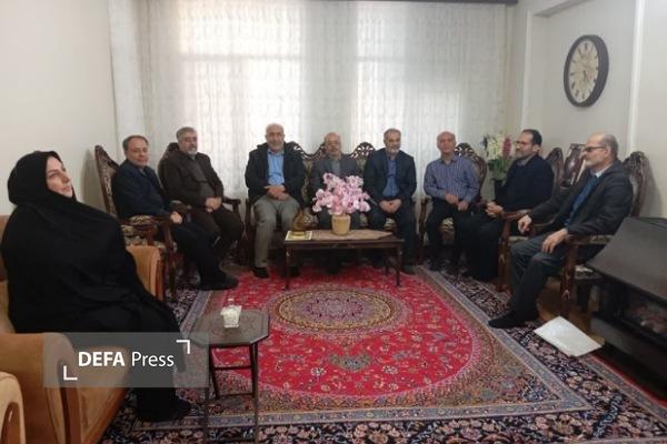 دیدار رئیس دانشگاه آزاد اسلامی واحد ملایر با جانبازان دوران دفاع مقدس + تصاویر