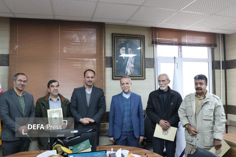 مراسم تجلیل از جانبازان اداره کل غله استان مرکزی به مناسبت اعیاد شعبانیه برگزار شد+ تصویر