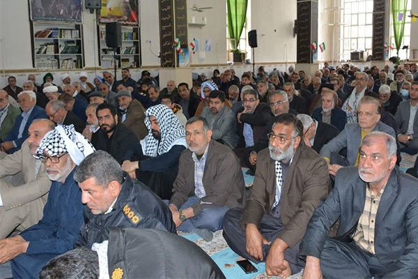 گردهمایی رزمندگان پیشکسوت قرارگاه سری نصرت و قرارگاه منطقه‌ای کربلا در شهر رفیع