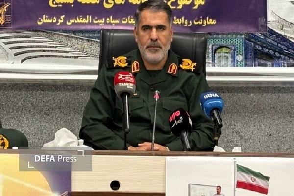 جانشین سپاه کردستان؛ مدل موفق «امنیت مردمی» در کردستان محقق شده است جانشین سپاه کردستان؛ مدل موفق «امنیت مردمی» در کردستان محقق شده است