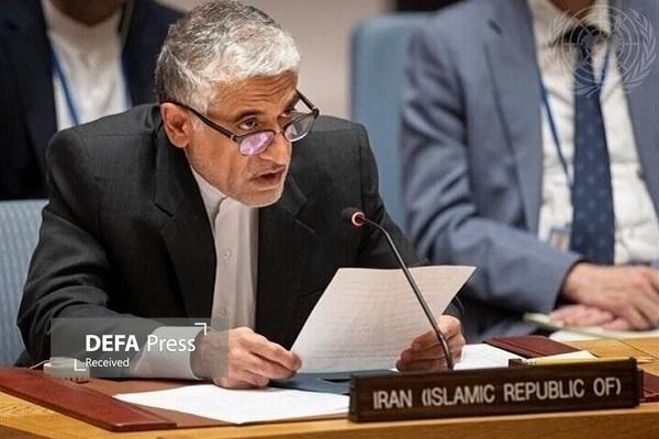 هشدار نماینده ایران در سازمان ملل نسبت به تهدیدات مکرر ترامپ هشدار نماینده ایران در سازمان ملل نسبت به تهدیدات مکرر ترامپ