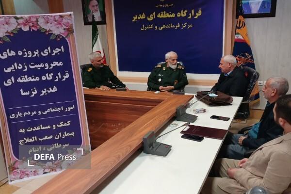 برخوردای بیماران خاص از حمایت قرارگاه منطقه‌ای غدیر سپاه شمال کشور 