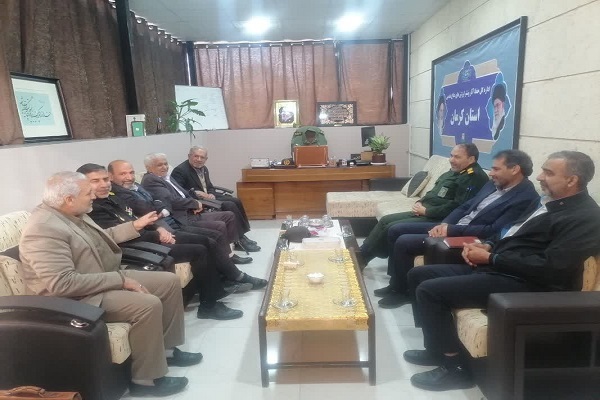 دیدار مدیرکل حفظ آثار کرمان با مسئول هیئت معارف جنگ ارتش