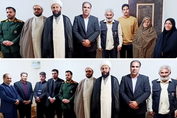 دیدار صمیمانه با جانبازان سرافراز بخش طغرالجرد شهرستان کوهبنان