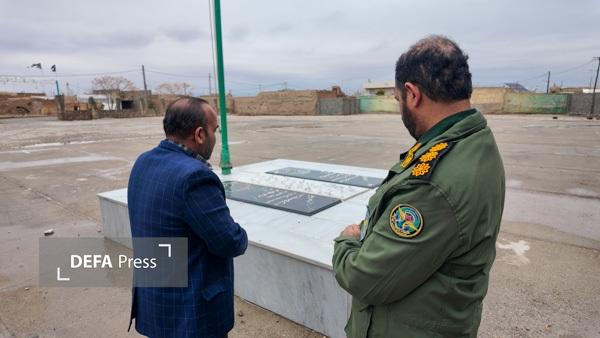 بازدید مدیرکل حفظ آثار یزد از یادمان شهدای گمنام مروست و خاتم+تصاویر