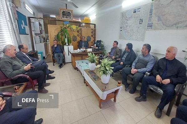 تجلیل آبفای یزد از جانبازان سرافراز در ایام میلاد امام حسین (ع) و روز پاسدار