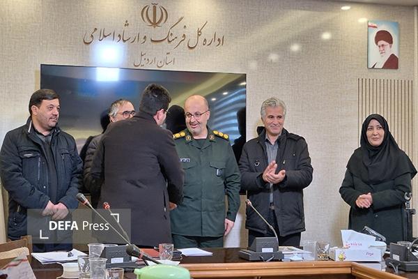 نقش‌آفرینی کارکنان حفظ آثار دفاع مقدس اردبیل در جشنواره تئاتر بسیج