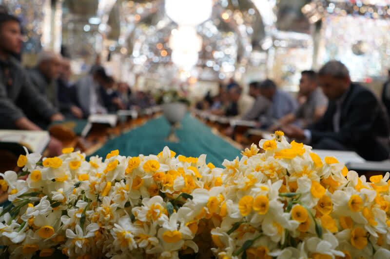 تصاویر/ اولین محفل قرآنی رمضان در حرم شاهچراغ(ع)