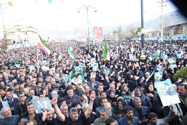 فیلم/ سوگواری مردم یاسوج در پی شهادت رهبر انقلاب