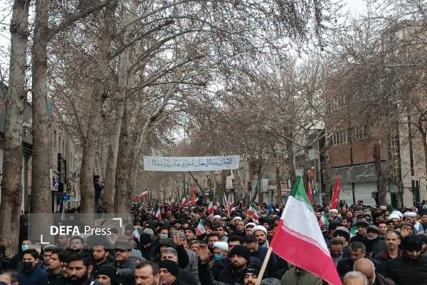 تجمع با اقتدار مردم ولایتمدار و عزادار خراسان‌شمالی