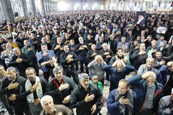 تصاویر/ مراسم عزاداری رهبر معظم انقلاب در مصلی امام خمینی (ره) یاسوج