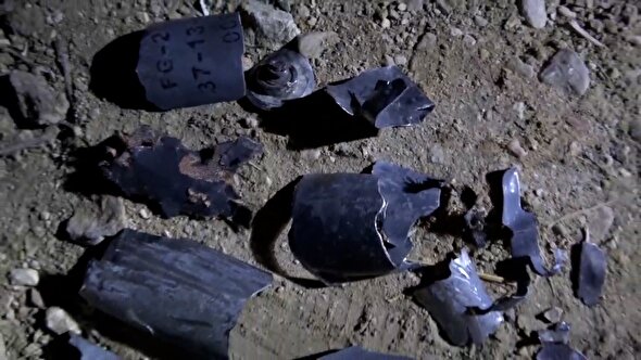 فیلم/ بقایای پهپاد منهدم‌شده هرمس رژیم صهیونیستی در بوشهر