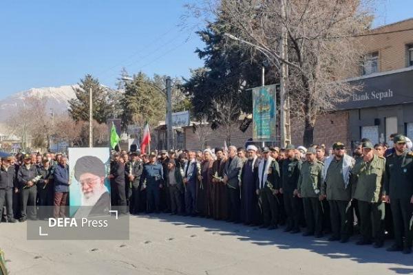 تشییع با شکوه دو شهید والامقام در تویسرکان