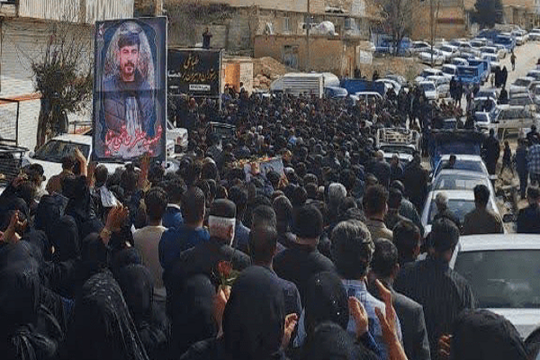 تشییع پیکر «شهید جعفر حاتمی‌نیا» جوشکار منطقه ویژه اقتصادی