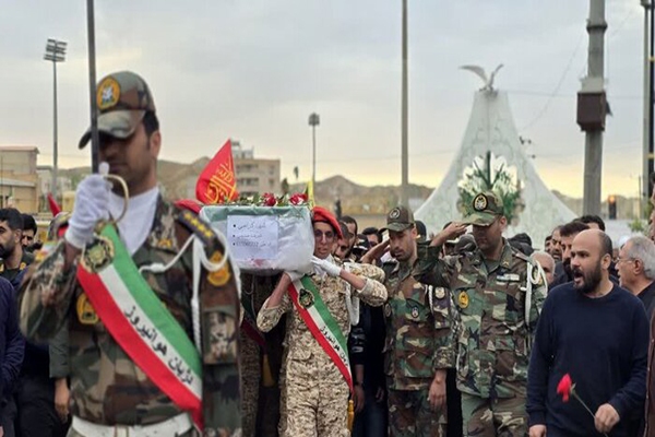 تشییع پیکر شهید هوانیروز در مسجدسلیمان