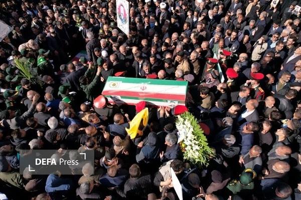 شهدای تجاوز آمریکایی_صهیونی در اصفهان تشییع می‌شوند