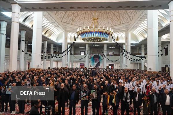 مراسم گرامیداشت شهادت رهبر انقلاب در حرم شاهچراغ (ع) شیراز برگزار شد + فیلم و عکس