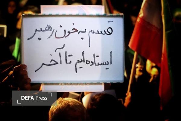 عکس| وداع با شهید مدافع امنیت در سمنان