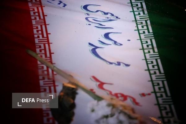 عکس| وداع با شهید مدافع امنیت در سمنان