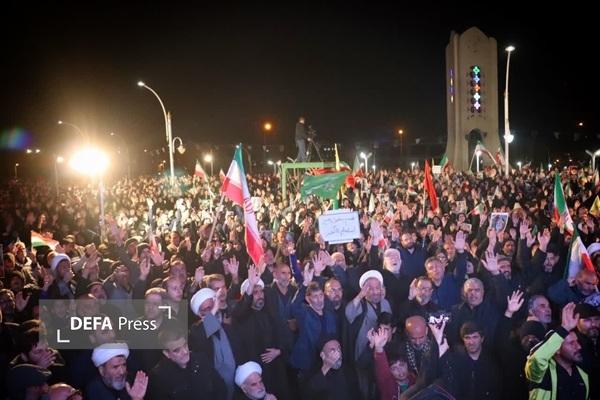 عکس| وداع با شهید مدافع امنیت در سمنان