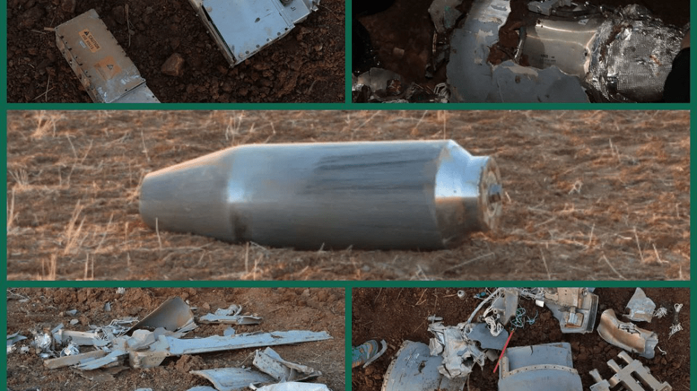 یک فروند موشک کروز در مرکزی منهدم شد