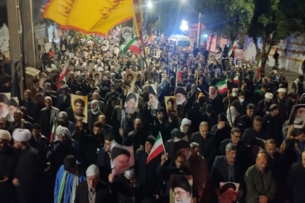 گزارش تصویری/  سوگواری  مردم دهلران در عزای امام شهید