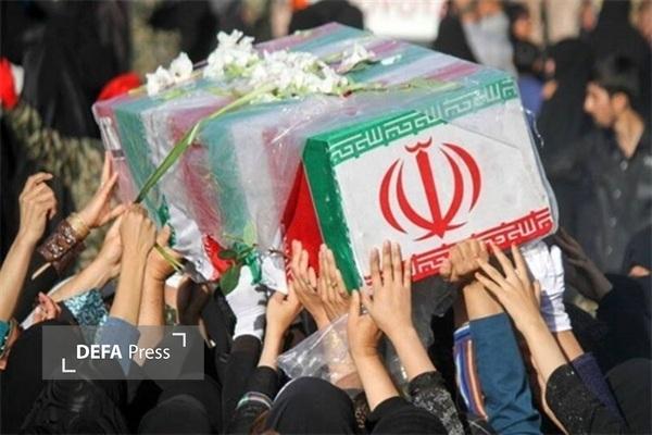 تشییع پیکر شهید محمد شاه حسینی در آرادان