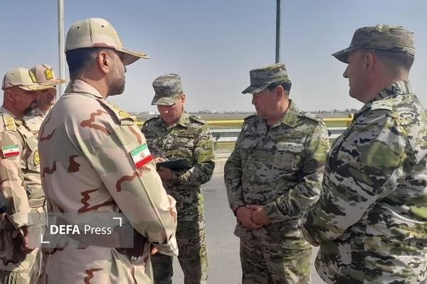 دیدار دیپلماتیک مرزبان درجه یک سرخس با همتای ترکمن + تصاویر