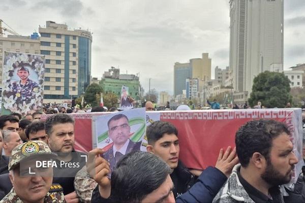 بدرقه ۸ شهید اقتدار تا بهشت+ تصاویر