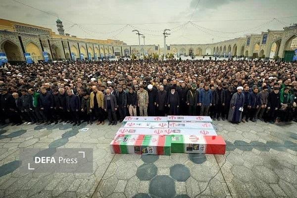 بدرقه ۸ شهید اقتدار تا بهشت+ تصاویر