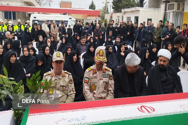 مراسم وداع با پیکر شهدای گالیکش مراسم وداع با پیکر شهدای گالیکش