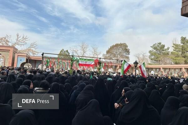 وداع مردم چناران با شهید اقتدار سرگرد شهید «علی‌اکبر شهپری» + تصاویر