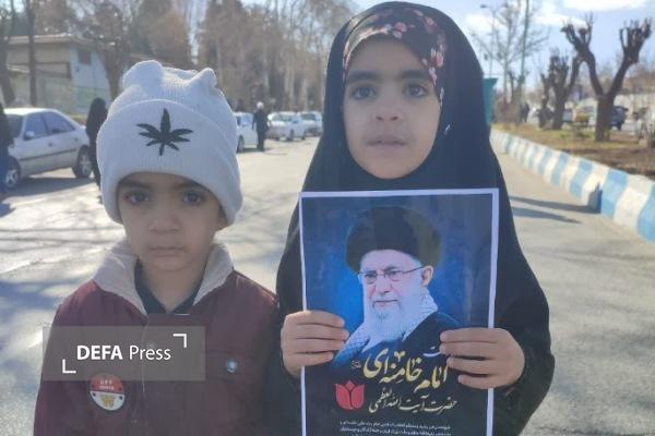 تشییع پیکر دو شهید حمله تروریستی آمریکا و رژیم صهیونیستی در نهاوند + تصاویر