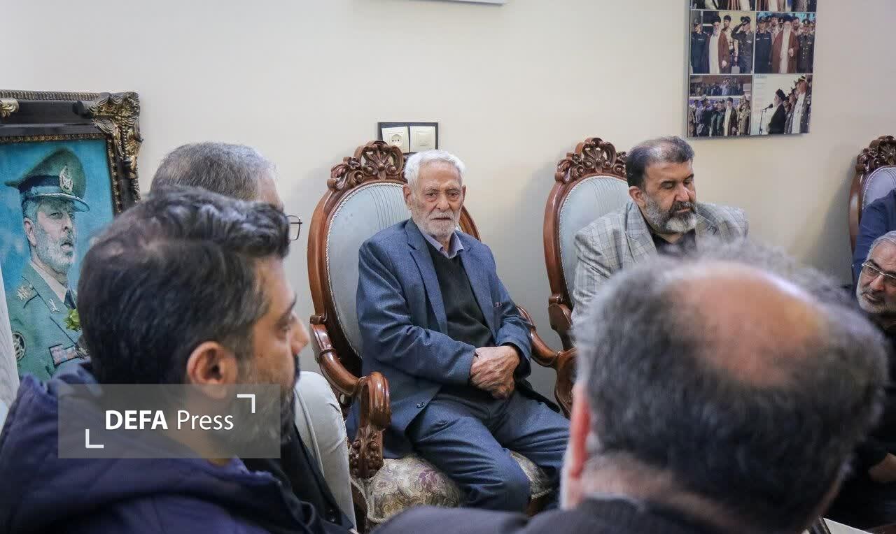 دیدار اهالی رسانه با ابوالشهید سپهبد «سیدعبدالرحیم موسوی» در قم + تصاویر