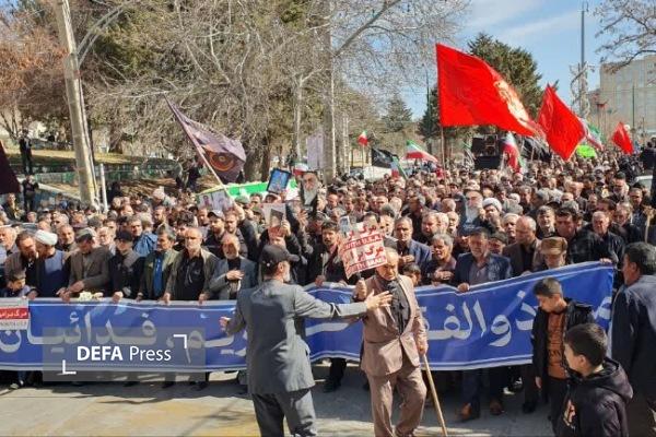 تشییع سروان شهید «محمد رجبی» در تویسرکان + تصاویر