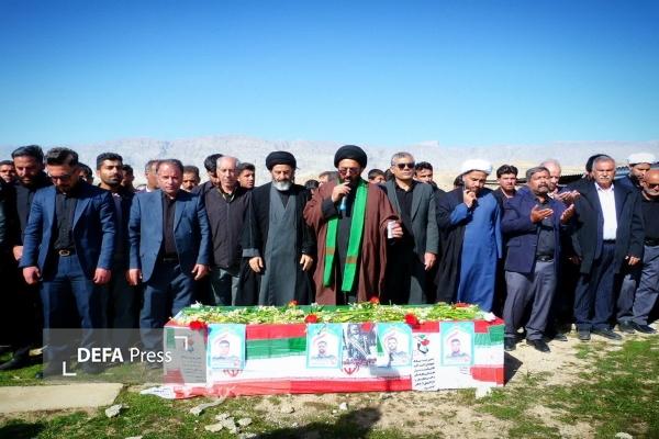 گزارش تصویری/ تشییع شهیدمدافع وطن «ابوالفضل نصرالهی» در آبدانان