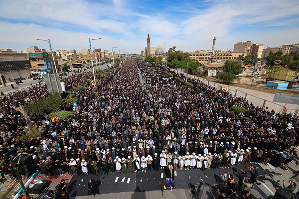 حضور حماسی مردم خوزستان در صحنه+ عکس