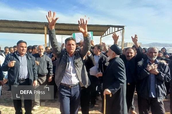 تشییع شهید سجاد نجفوند در خرم آباد+ عکس