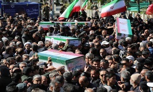 تصاویر / دومین مراسم تشییع پیکر مطهر شهدای جنایات اخیر آمریکایی صهیونی در اصفهان