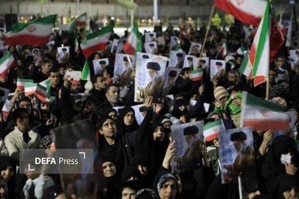 تشییع باشکوه شهید محمدآبادی در بیرجند و سوگ عمومی در هفتمین شب عزاداری شهادت رهبر معظم انقلاب اسلامی