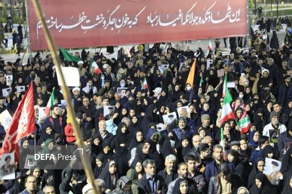 تشییع باشکوه شهید محمدآبادی در بیرجند و سوگ عمومی در هفتمین شب عزاداری شهادت رهبر معظم انقلاب اسلامی+ تصاویر و فیلم