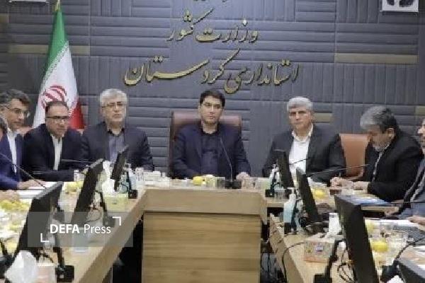 نشست شورای معاونان استانداری کردستان برای مدیریت شرایط جنگی برگزار شد