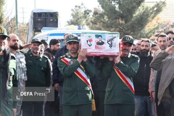 پیکر شهید والامقام «زمانی رحیمی» در سگزآباد تشییع شد