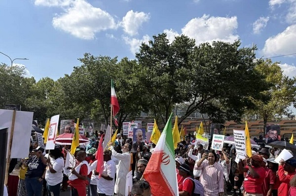 تظاهرات حمایت از ایران در آفریقای جنوبی