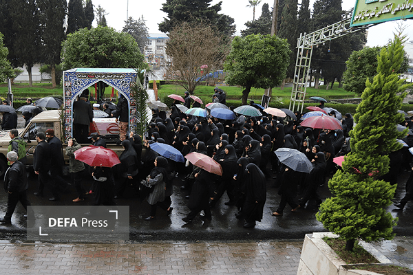 تشییع پیکر شهید «ملکی میرکلایی» در نوشهر