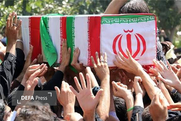 تشییع پیکر شهید «خیزآب» در نکا